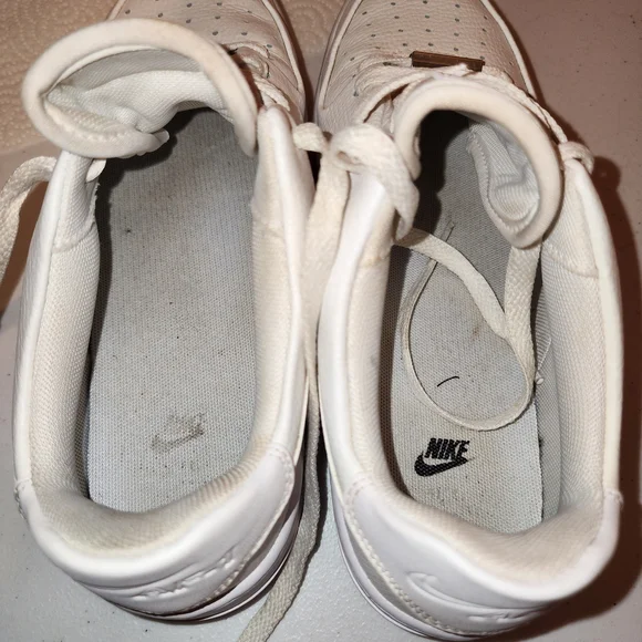 Nike Air Force 1 Women's White Sneakers - Picture 14 of 15